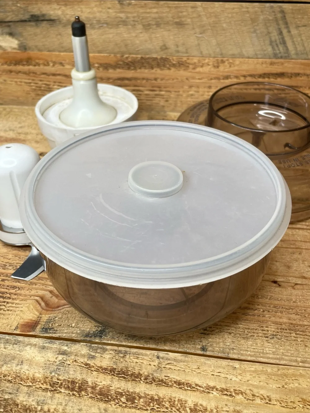 Vintage Oster Food Processor Attachment Kitchen Center Osterizer 5900-06B